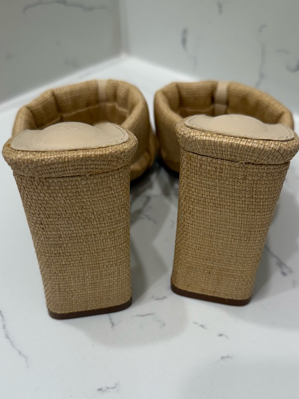 SCHUTZ Fairy High Sandal Block Heel Mules - Picture 2 of 6